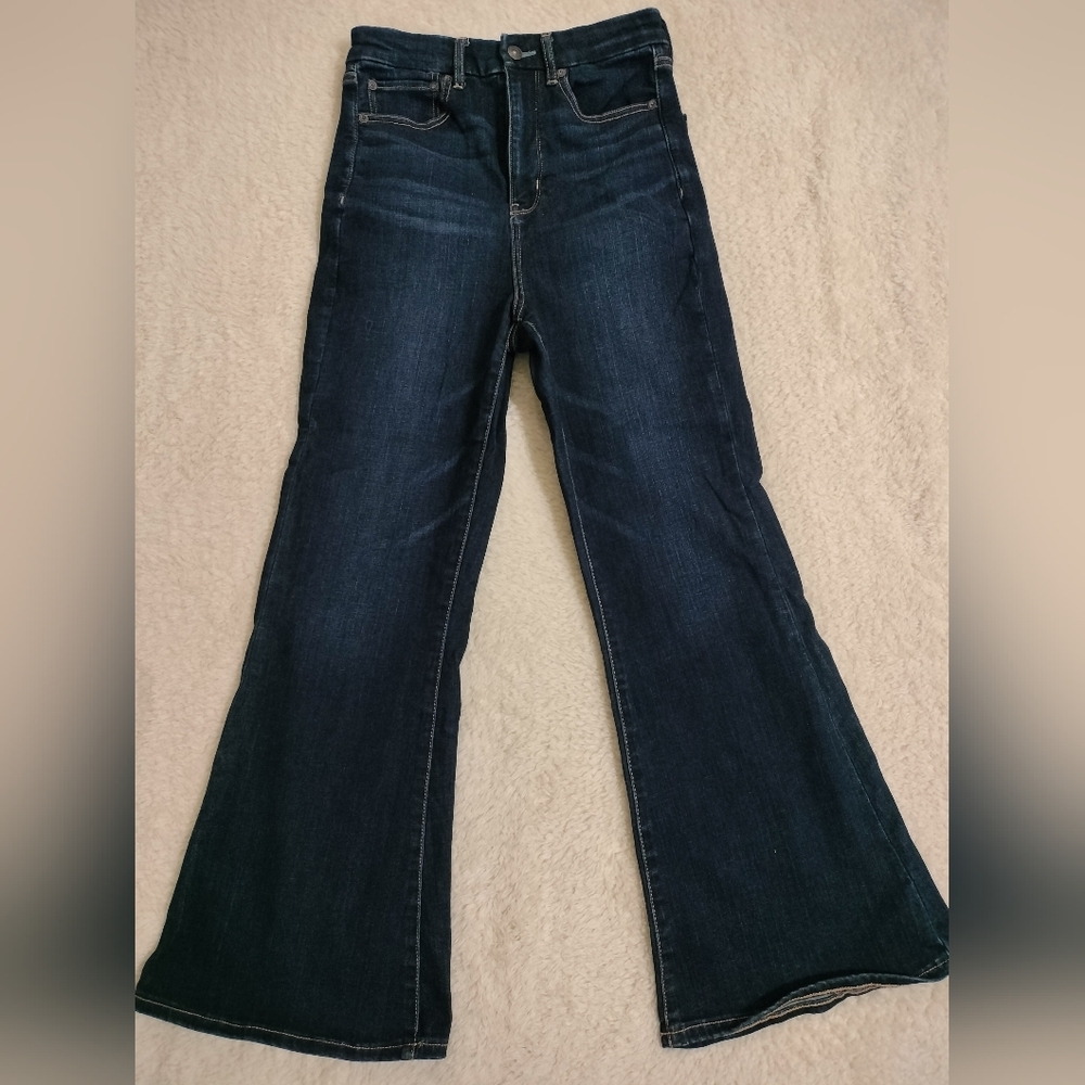 American Eagle Outfitters Dark Indigo Flare Jeans